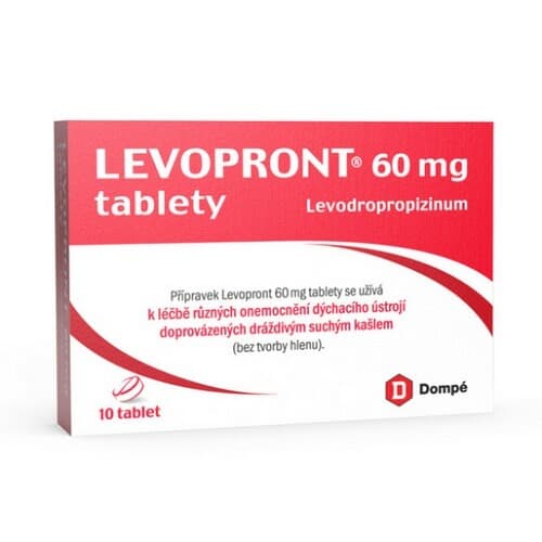 Obrázek produktu Levopront 60 mg 10 tablet