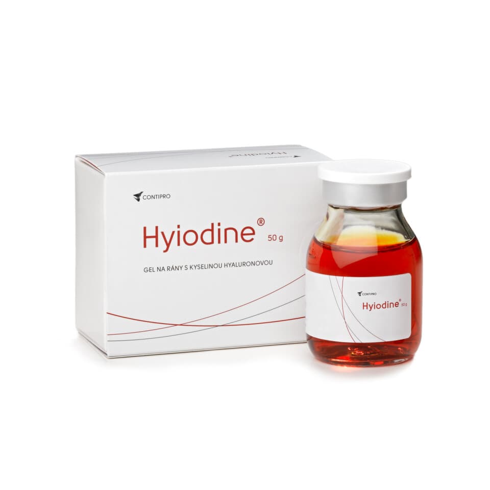 Hyiodine gel na rány s kyselinou hyaluronovou 50 g