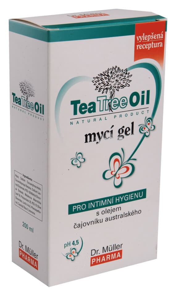 Tea Tree Oil mycí gel pro intimní hygienu 200 ml