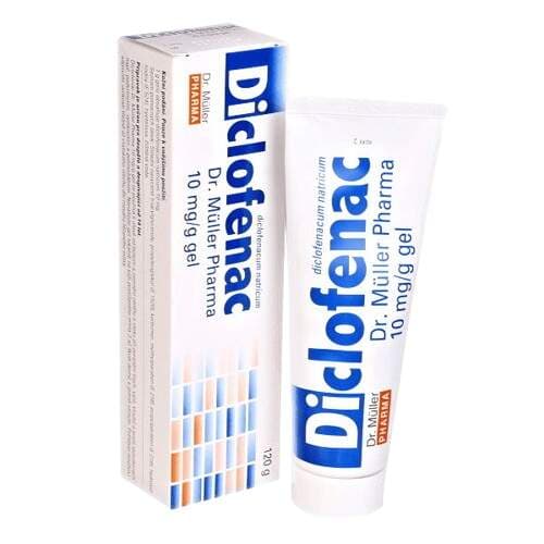 Diclofenac DR. MÜLLER PHARMA 10 mg/g gel 120 g