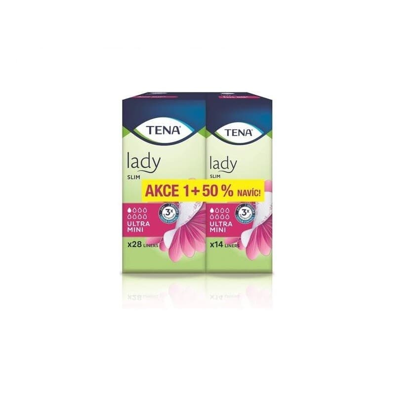 TENA Lady Slim Ultra Mini + 50 % inkontinenční vložky 42ks