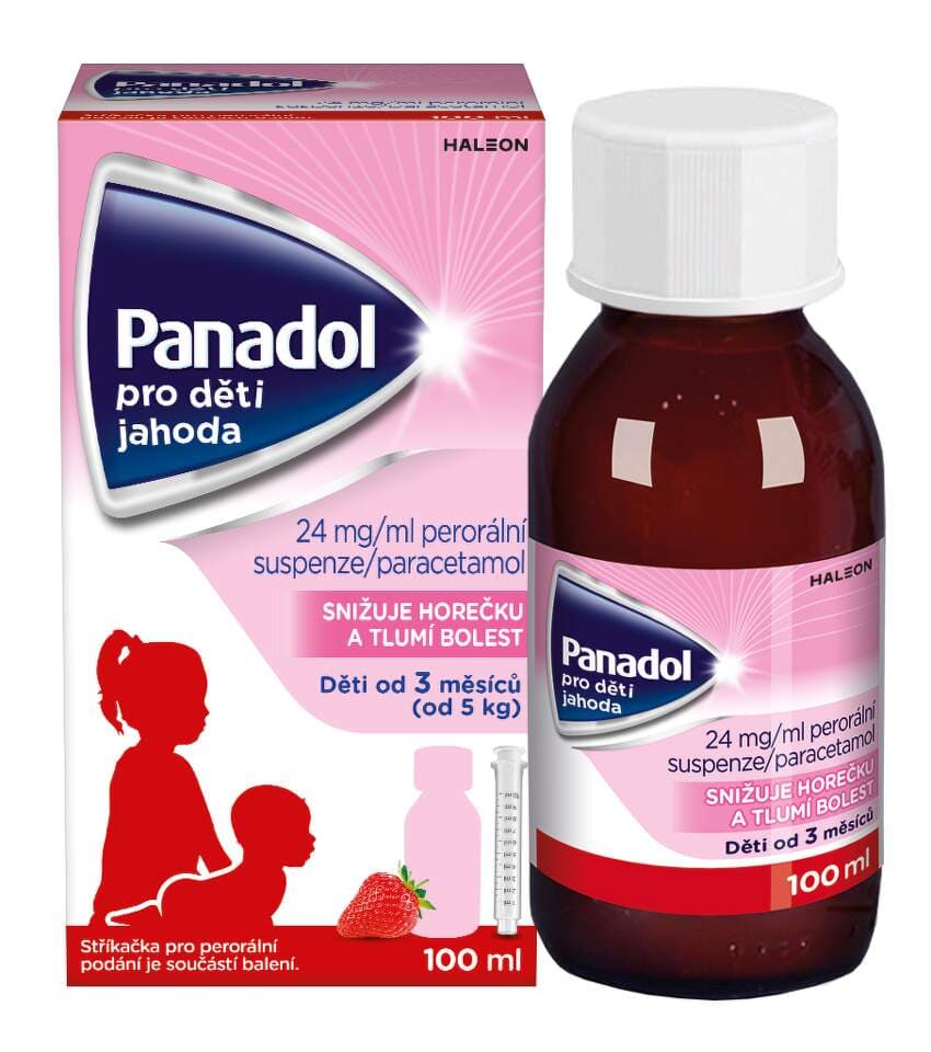 Panadol pro děti Jahoda sirup 100 ml