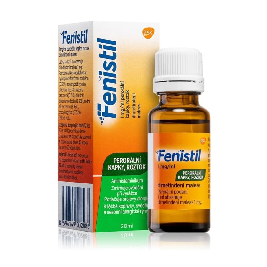 Fenistil perorální kapky 20 ml