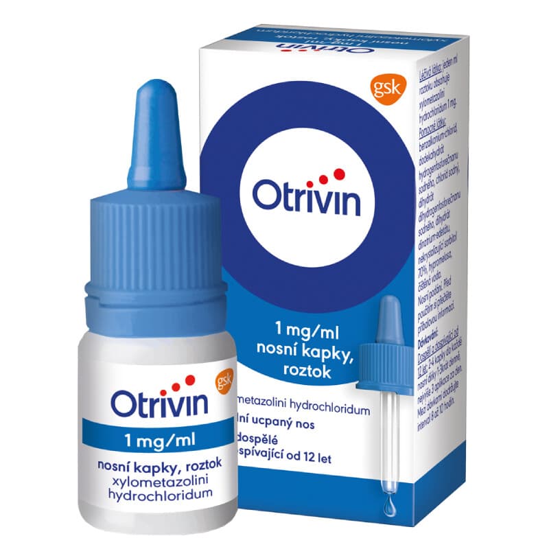 Otrivin 1 mg/ml nosní kapky 10 ml