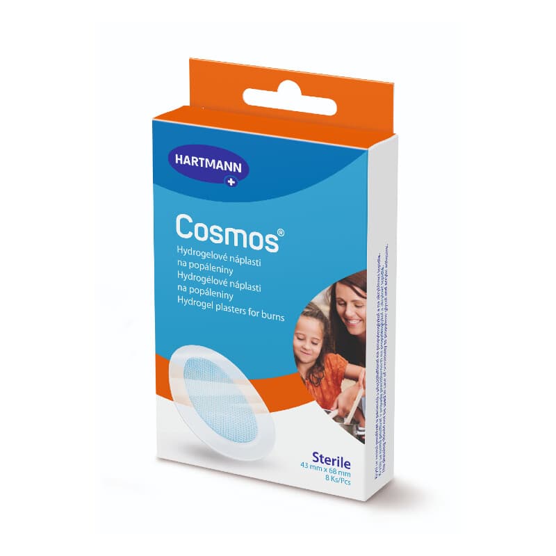 Cosmos náplasti na popáleniny 68 x 43mm 8 ks