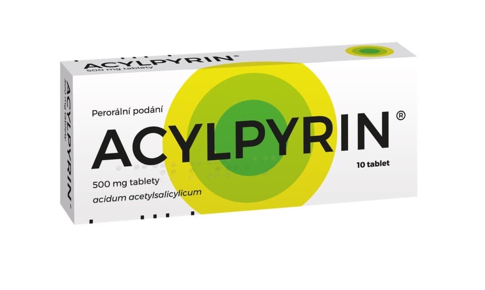 ACYLPYRIN 500 mg neobalené tablety 10 ks