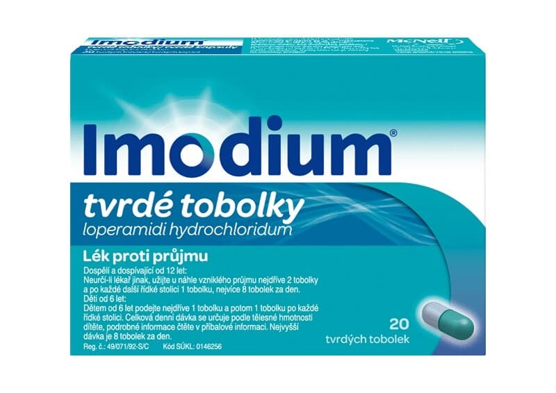Imodium 2 mg tvrdé tobolky 20 tobolek