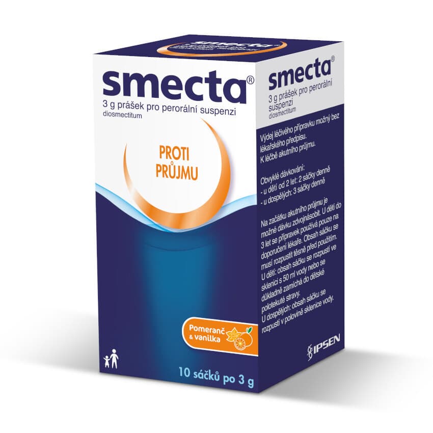 SMECTA 3G prášek pro přípravu perorální suspenze 10 sáčků