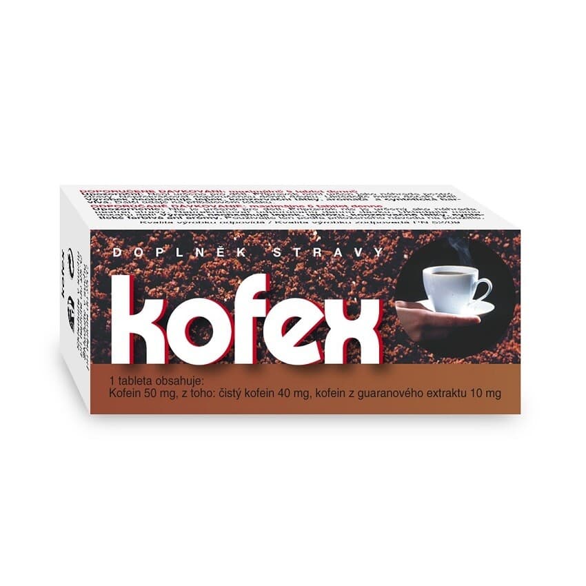 Naturvita Kofex přírodní kofein + guarana 80 tablet
