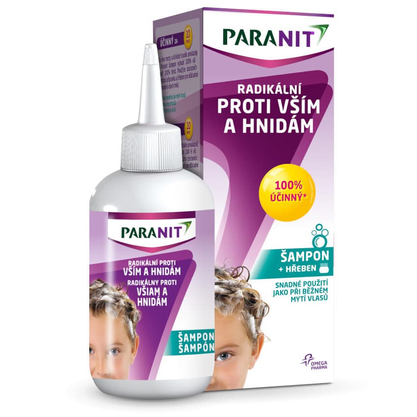 Paranit Radikální šampon 100 ml+ hřeben