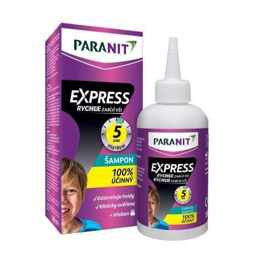 Paranit Express Šampon 100 ml + hřeben