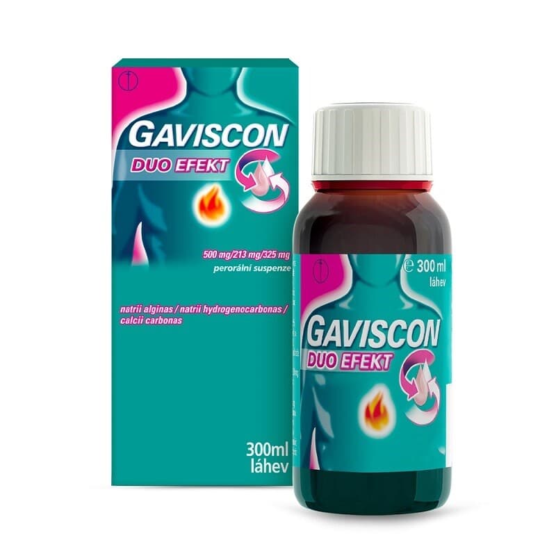 Obrázek produktu GAVISCON DUO EFEKT perorální suspenze 300 ml