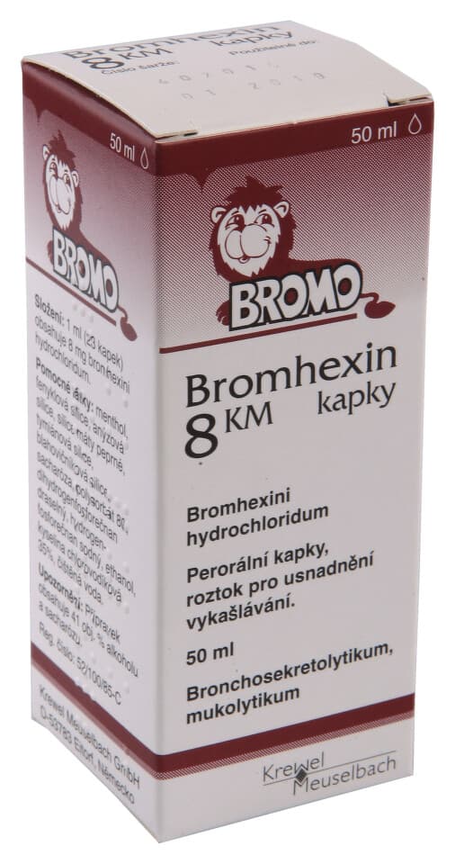 Bromhexin 8 KM kapky 50 ml