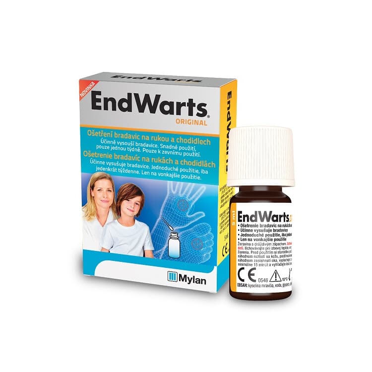 EndWarts ORIGINAL roztok k odstranění bradavic 5 ml