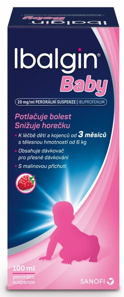 Ibalgin Baby 20 mg/ml suspenze 100 ml