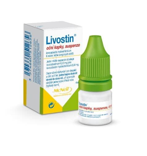 Livostin 0,5 mg/ml oční kapky, suspenze 4 ml