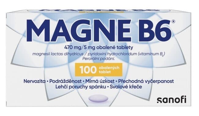 Magne B6 470 mg/5 mg 100 tablet