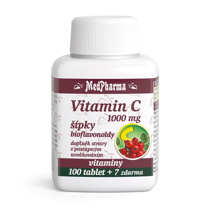 MedPharma Vitamin C 1000 mg s šípky 107 tablet
