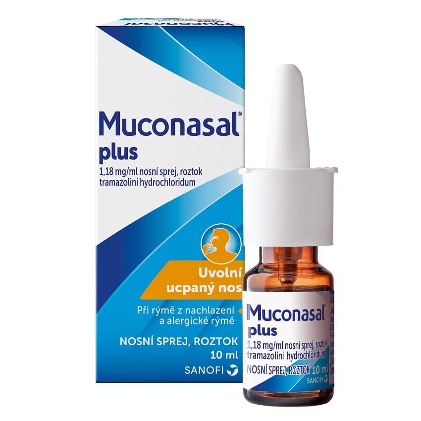 Muconasal Plus nosní sprej 10 ml