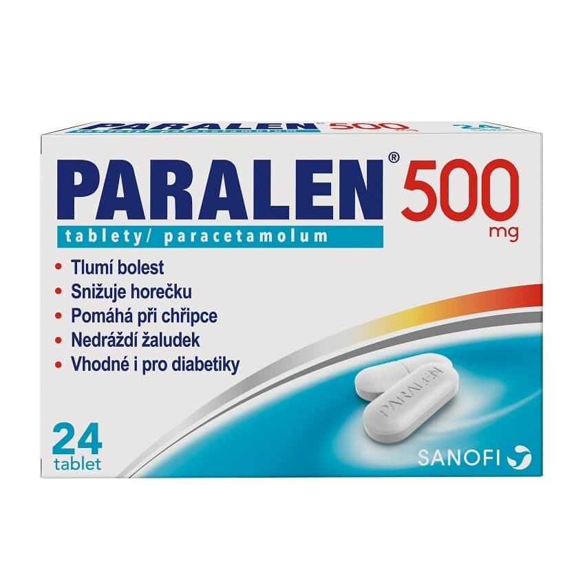 Obrázek produktu Paralen 500 mg 24 tablet