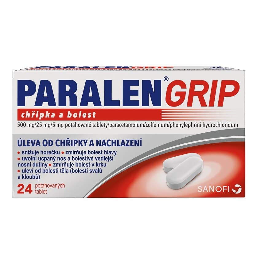 Paralen Grip Chřipka a bolest 24 tablet