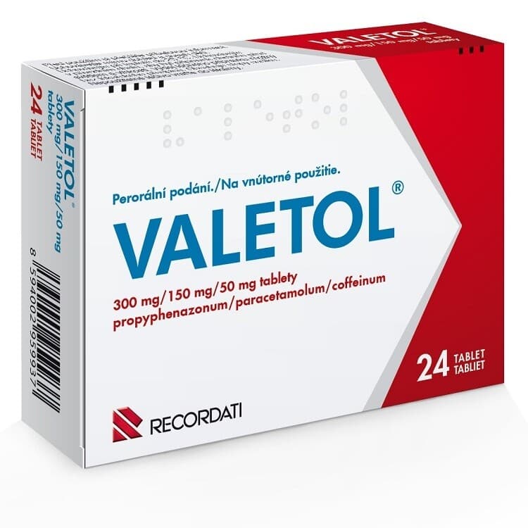 VALETOL tablety 24 ks