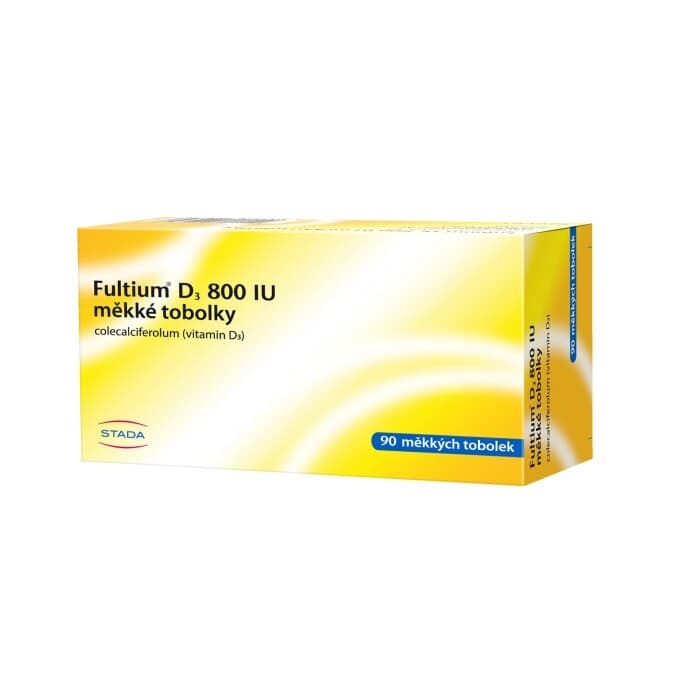 Fultium D3 800 IU 90 měkkých tobolek