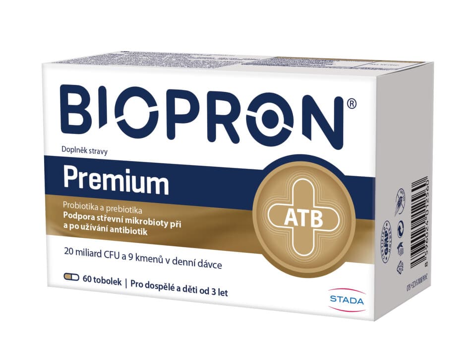 Biopron Premium probiotika a prebiotika 60 tobolek
