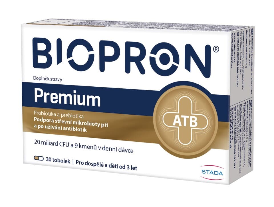 Biopron Premium probiotika a prebiotika 30 tobolek