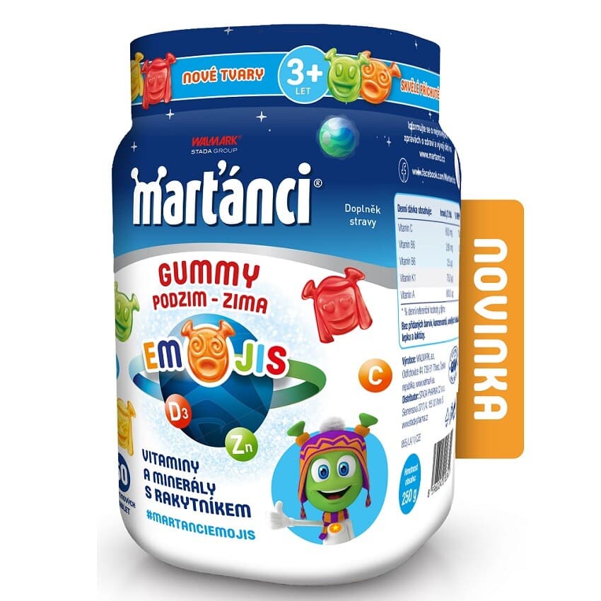Marťánci Gummy podzim-zima 50 tablet
