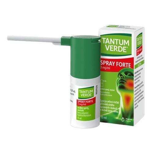 Obrázek produktu TANTUM VERDE SPRAY FORTE 3 MG/ML ústní sprej 15 ml