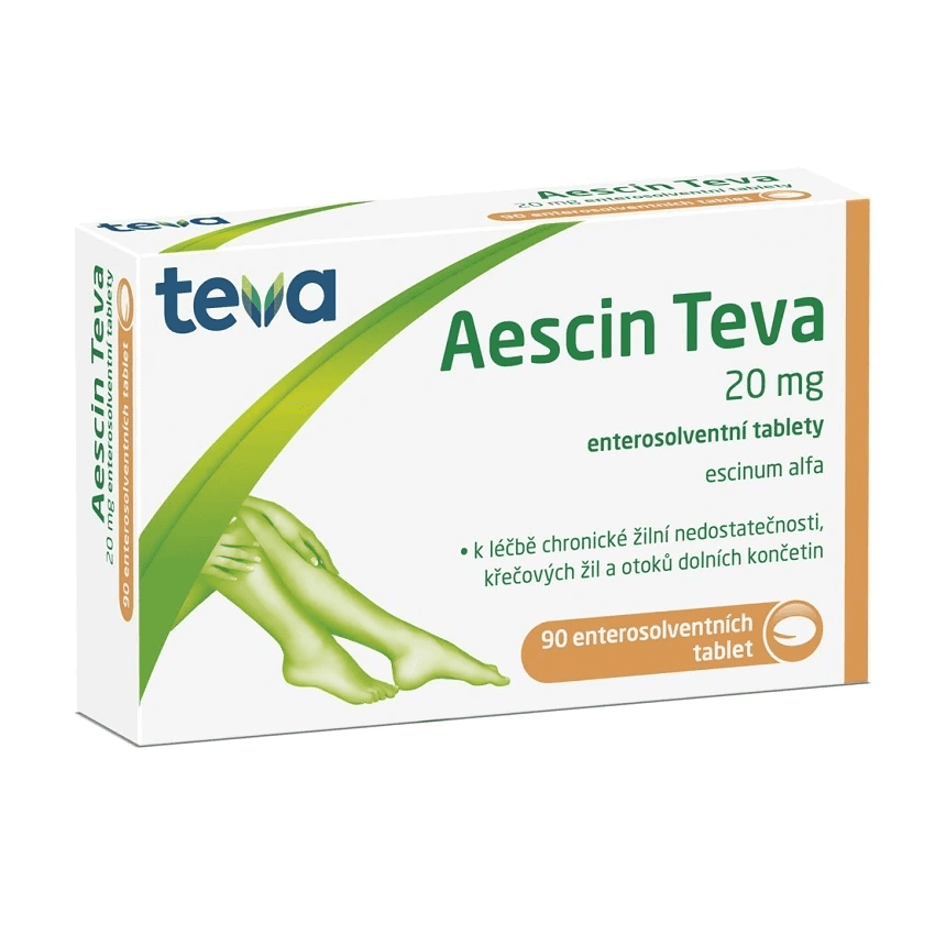 Aescin Teva 20 mg 90 tablet