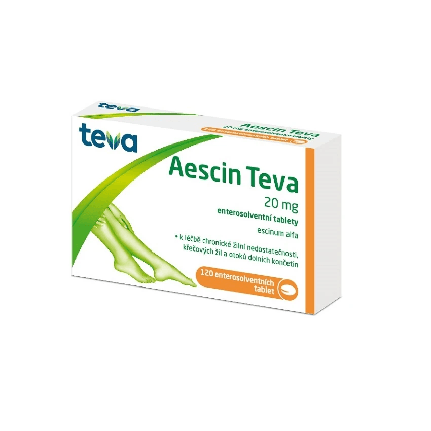 Aescin Teva 20 mg 120 tablet