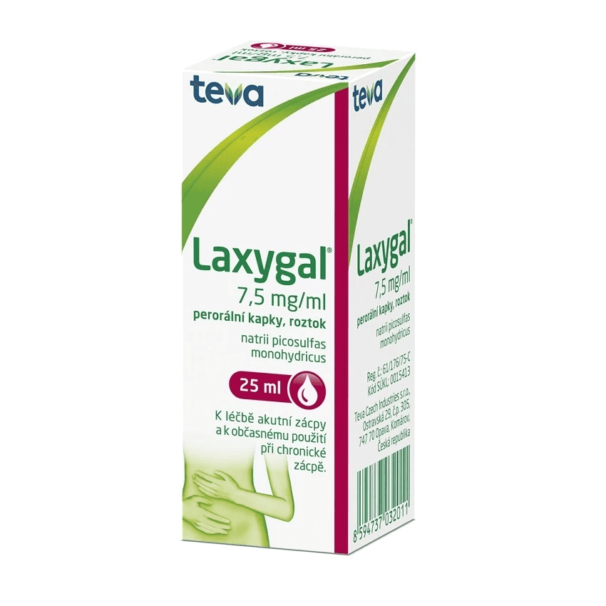 LAXYGAL 7,5 mg/ml perorální kapky 25 ml