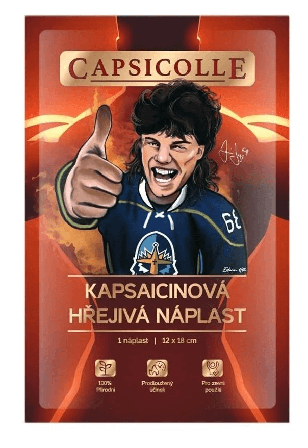CAPSICOLLE Kapsaicinová hřejivá náplast 12 x18 cm, 1 ks