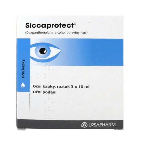 Siccaprotect oční kapky 3 x 10 ml
