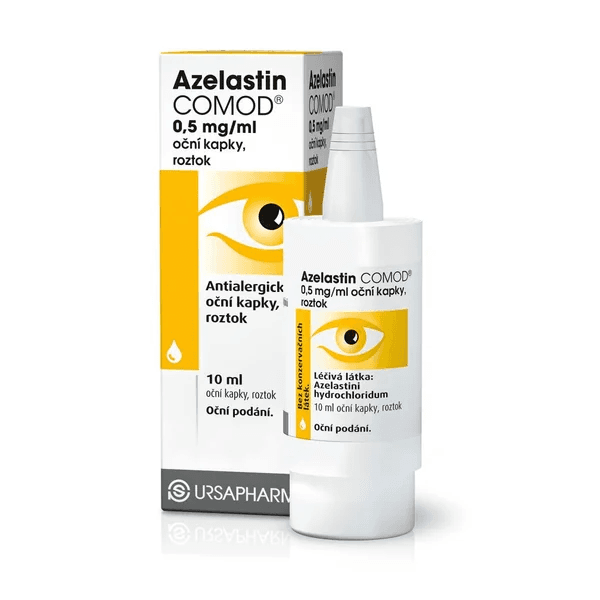 Azelastin Comod 0,5 mg/ml oční kapky 10 ml