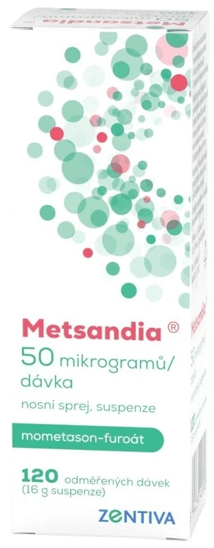 Metsandia 50 mcg/dávka nosní sprej 120 dávek