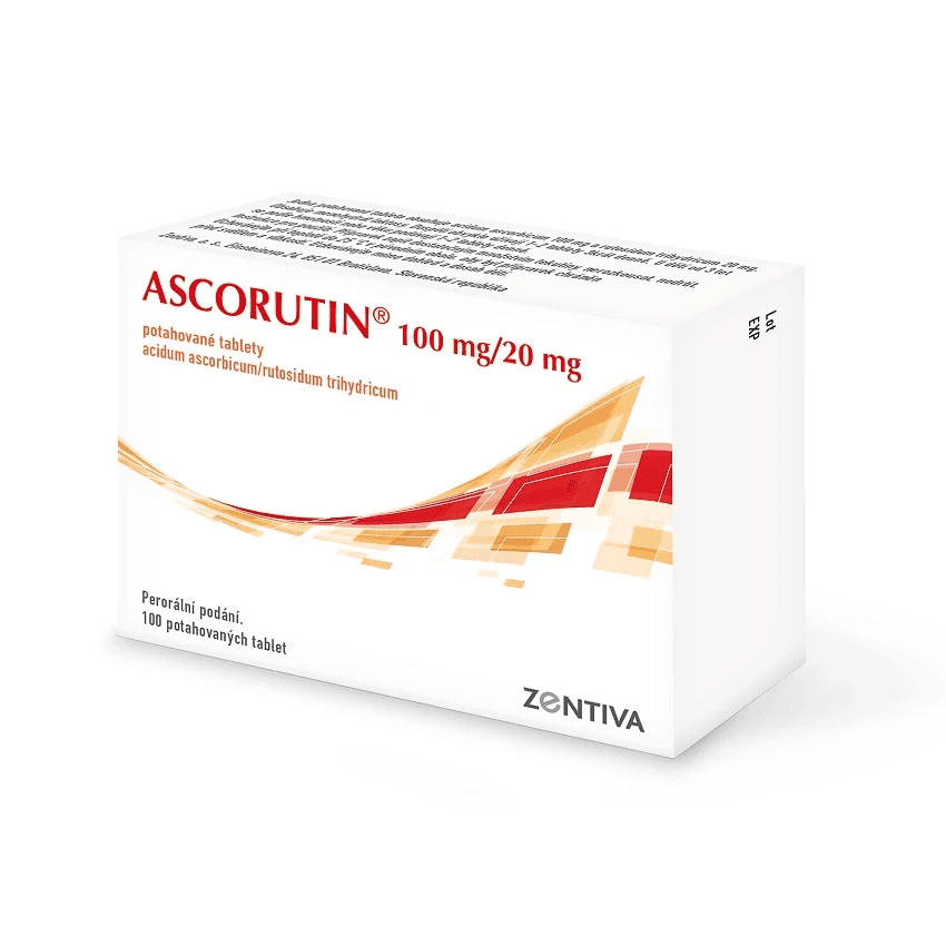 Ascorutin 100 potahovaných tablet