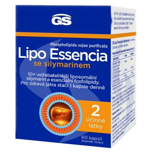 GS Lipo Essencia se silymarinem 60 kapslí