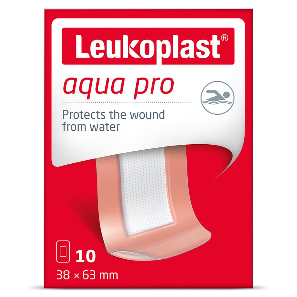 Leukoplast Aqua Pro náplast voděodolná 38x63mm 10ks