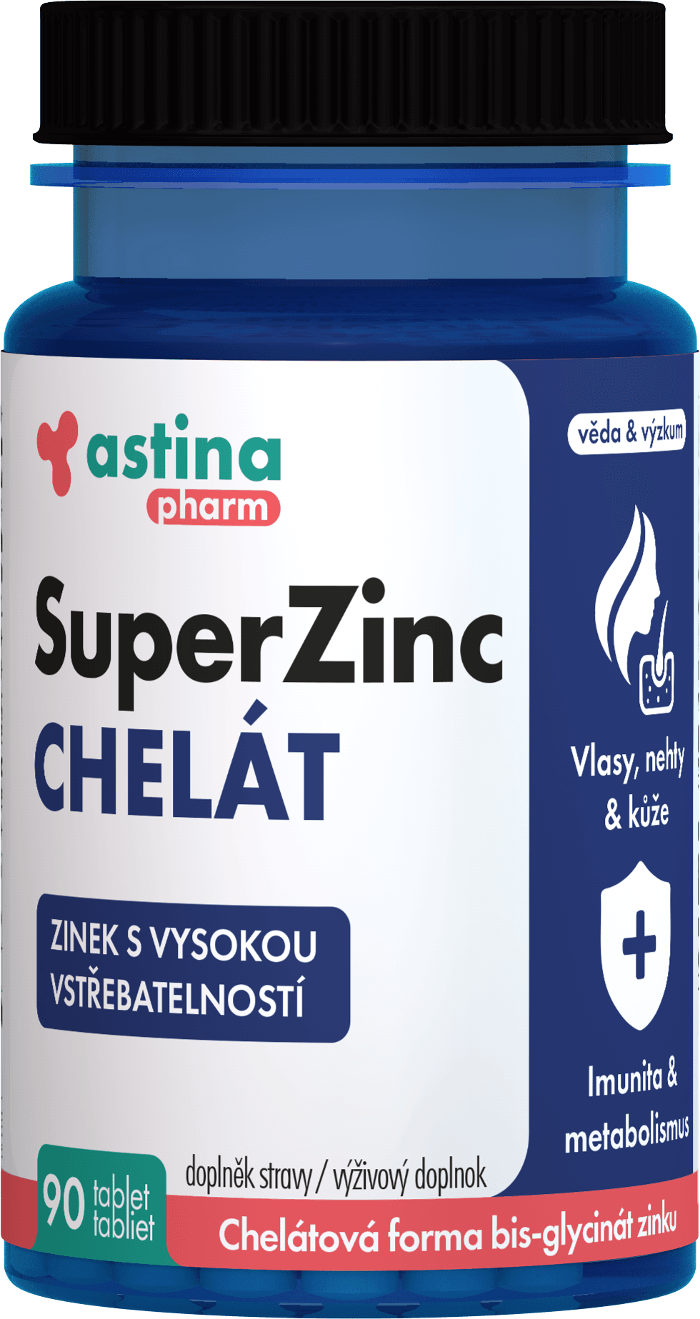 Astina SuperZINC chelát 90 tablet