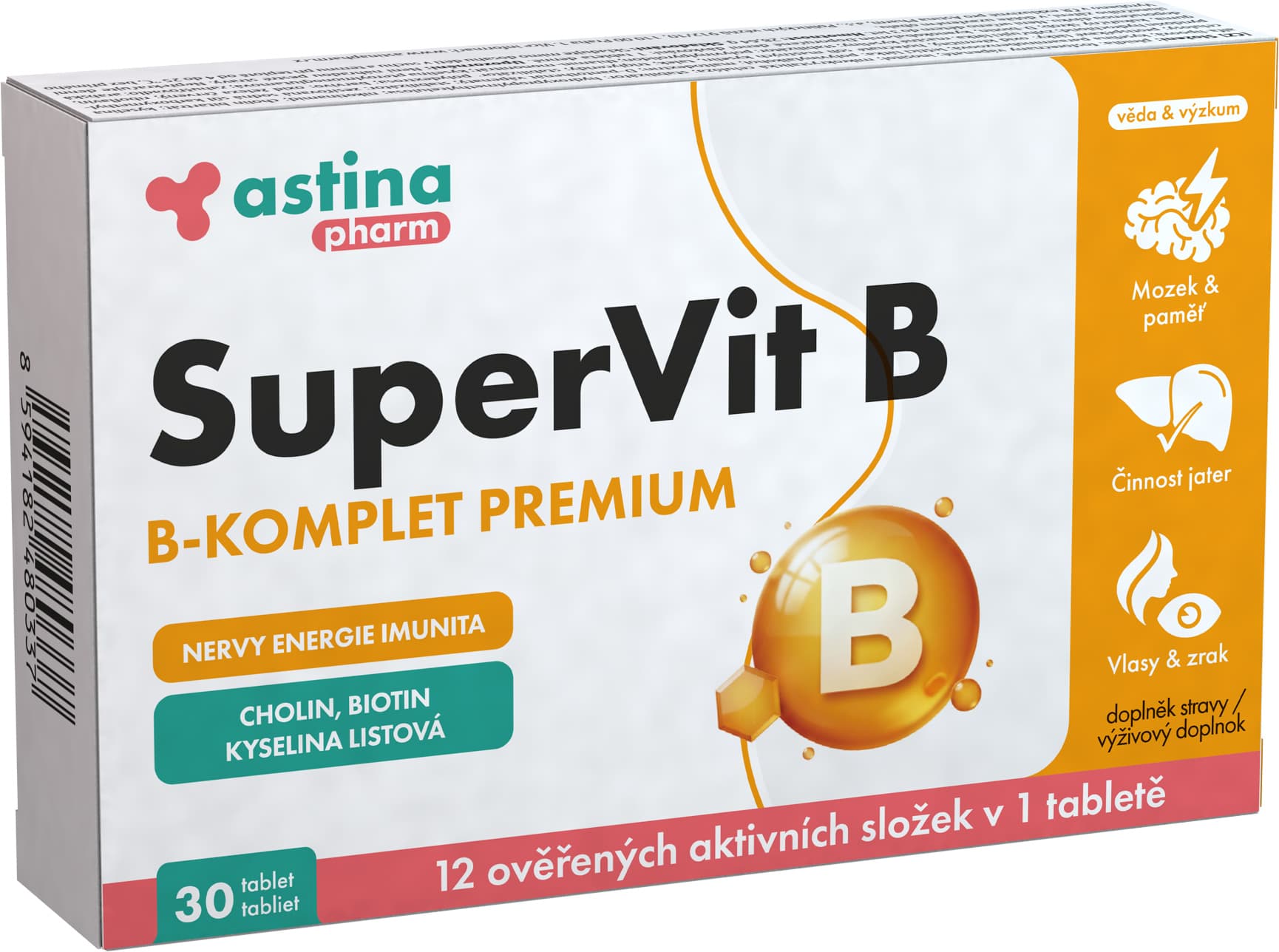 Astina Supervit B-komplet Premium tbl.30