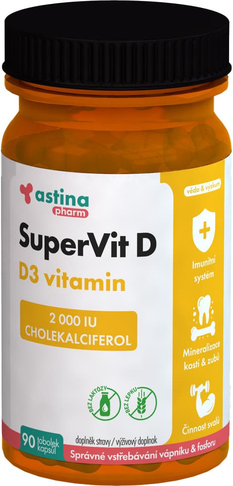 Astina Vitamin D3 2000IU cps.90
