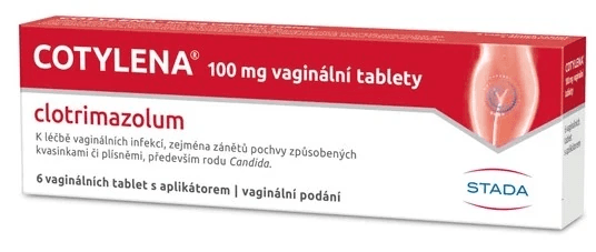 COTYLENA 100 mg 6 vaginálních tablet
