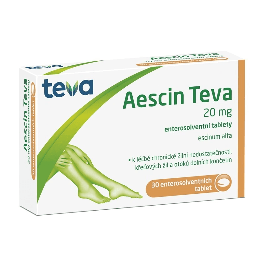 Aescin Teva 20 mg 30 tablet