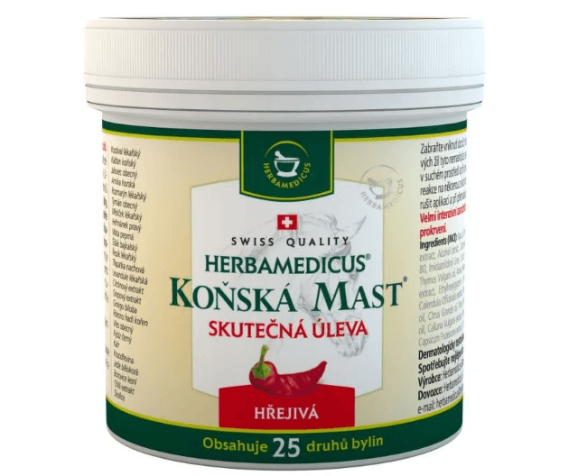 Herbamedicus Koňská mast hřejivá 250ml