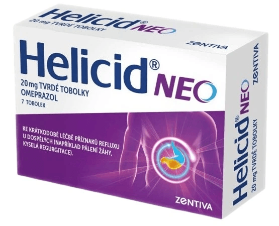 HELICID NEO 20 mg 7 tvrdých tobolek