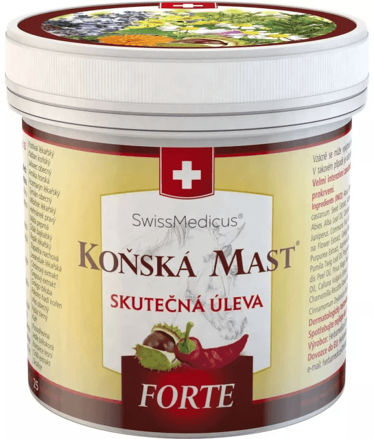 Herbamedicus Koňská mast forte hřejivá 250 ml