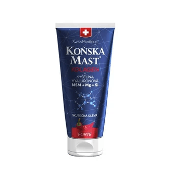 SwissMedicus Koňská mast kolagen forte hřejivá 200ml
